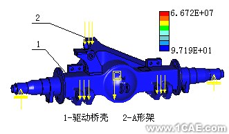 Pro/MECHANICA與ANSYS在裝配體結(jié)構(gòu)分析中的應(yīng)用比較proe圖片圖片5