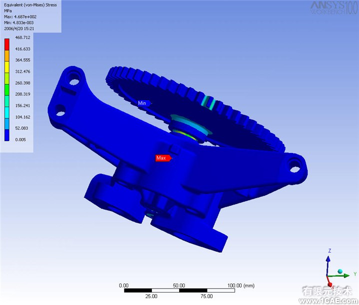 ANSYS WORKBENCH 結(jié)構(gòu)分析實(shí)例