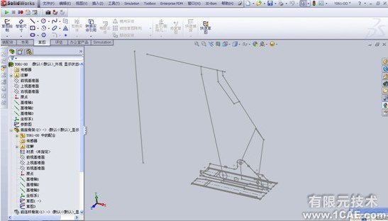 SolidWorks坐標(biāo)系完善Top-Down設(shè)計solidworks simulation分析圖片3