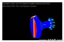 基于CAE的重力場對旋轉(zhuǎn)對稱結(jié)構(gòu)零部件振動(dòng)可靠性的影響ansys培訓(xùn)的效果圖片4