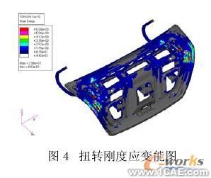 汽車行李箱剛度有限元分析solidworks simulation學習資料圖片5