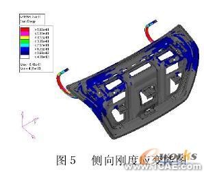 汽車行李箱剛度有限元分析solidworks simulation學習資料圖片6