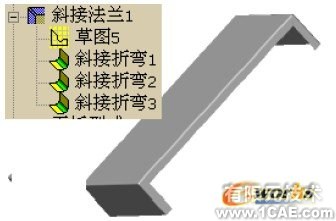 SolidWorks鈑金特征設(shè)計(二)solidworks simulation分析案例圖片6