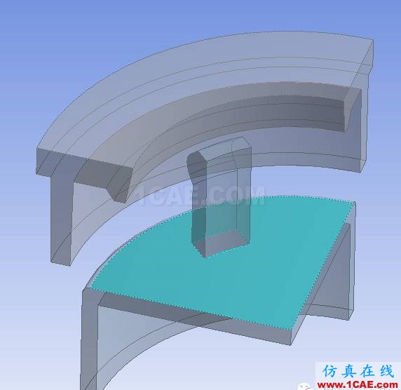 ANSYS對(duì)兩零件（材料ABS）的接觸應(yīng)力分析AutoCAD技術(shù)圖片7