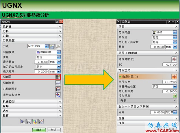 優(yōu)勝UGNX編程參數(shù)之切削層ug培訓(xùn)資料圖片4