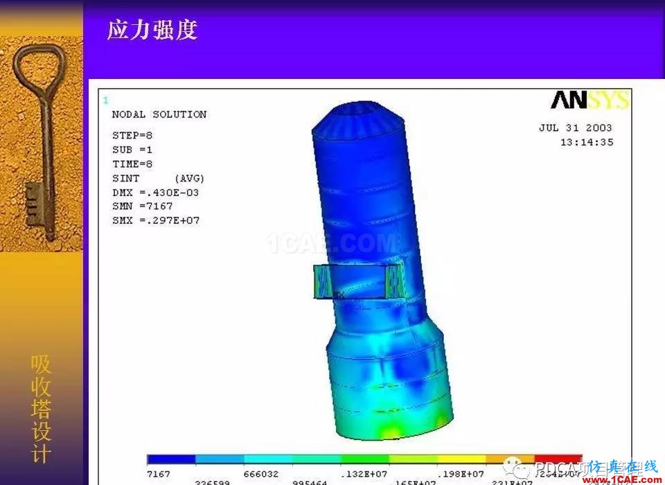 吸收塔易拉罐Ansys有限元分析案例圖解ansys結(jié)果圖片16