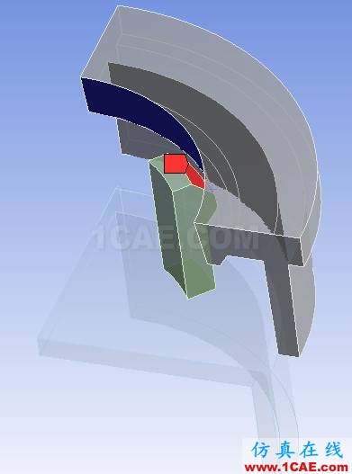 ANSYS對(duì)兩零件（材料ABS）的接觸應(yīng)力分析AutoCAD應(yīng)用技術(shù)圖片14