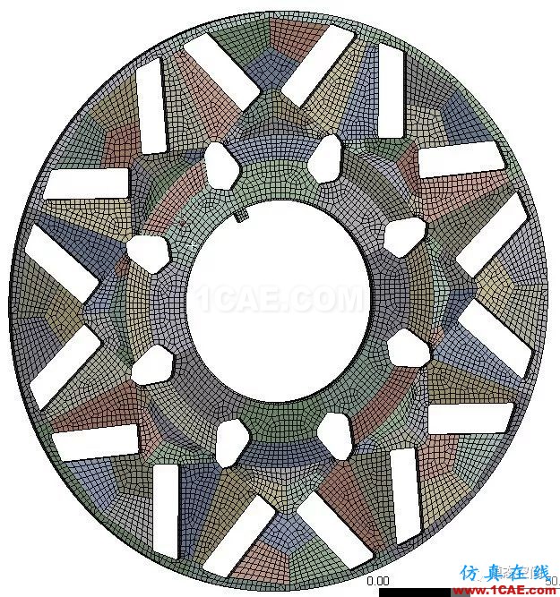 實例操作|新能源汽車用永磁電機(jī)轉(zhuǎn)子的全磚形單元劃分方法Maxwell應(yīng)用技術(shù)圖片31