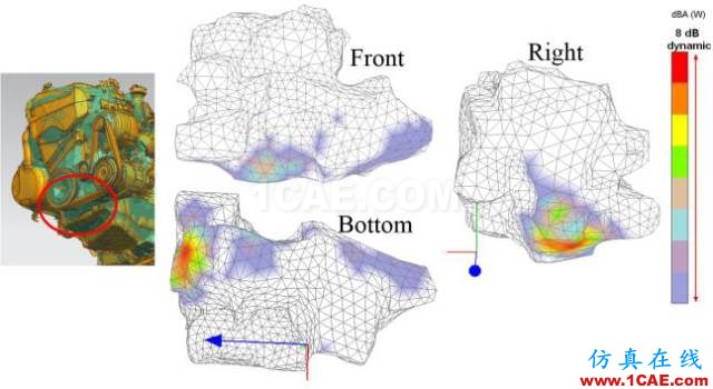 【技術(shù)貼】通過(guò)優(yōu)化聲學(xué)包降低汽車(chē)噪聲Actran分析案例圖片5
