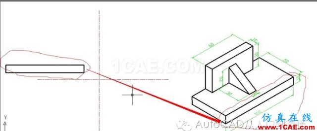 AutoCAD 繪制三視圖AutoCAD分析案例圖片4