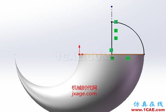 SolidWorks如何通過掃描創(chuàng)建太極圖？solidworks simulation培訓(xùn)教程圖片11