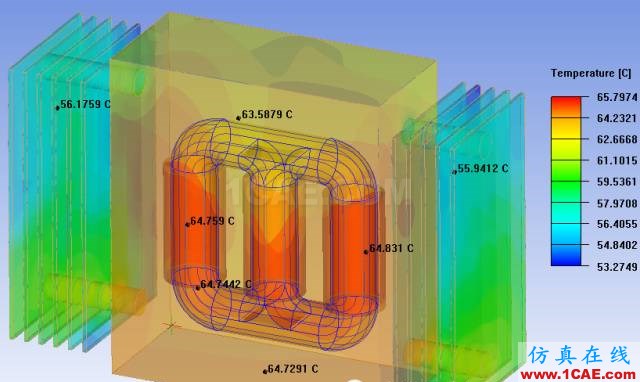 Icepak培訓(xùn)教程:對變壓器進(jìn)行不同環(huán)境下的散熱模擬計算ansys結(jié)構(gòu)分析圖片12