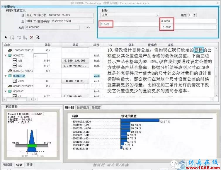 Creo3.0公差分析擴展包簡要使用教程pro/e相關(guān)圖片11