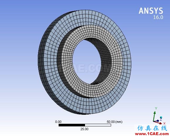 Ansys WB軸孔過(guò)盈配合仿真分析ansys分析圖片5