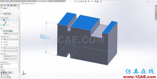 SolidWorks MBD:符合ASME Y14.5-2009標(biāo)準(zhǔn)的連續(xù)特征公差標(biāo)注solidworks simulation培訓(xùn)教程圖片5