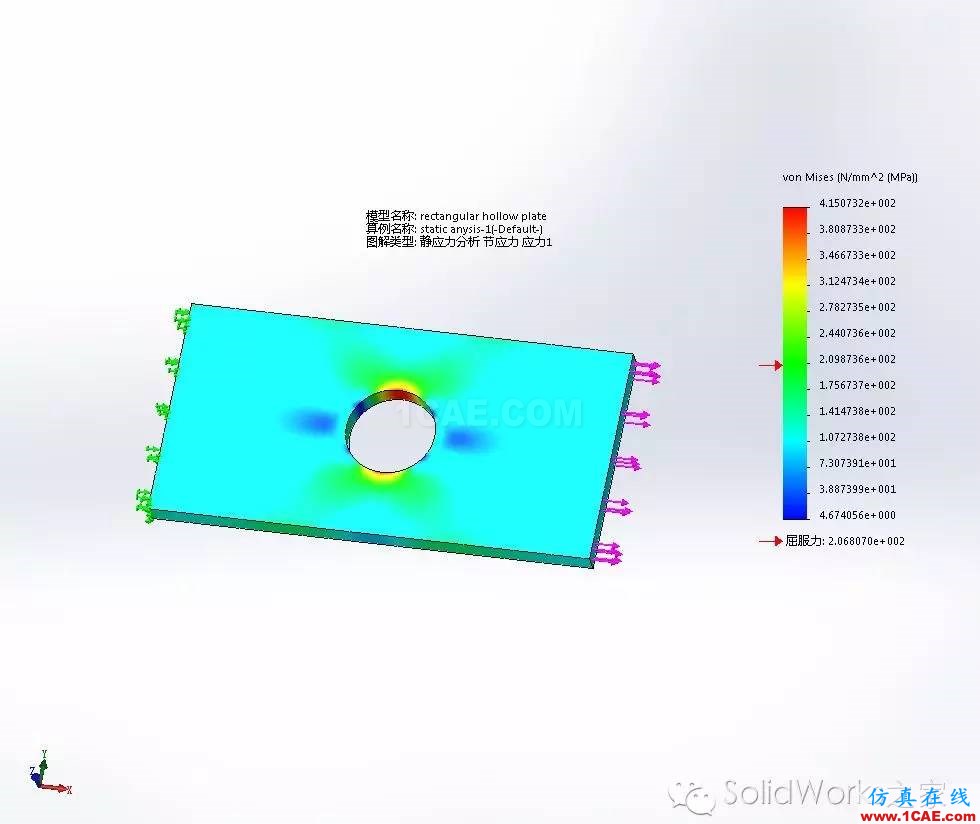 SW Simulation 入門篇solidworks simulation分析圖片3