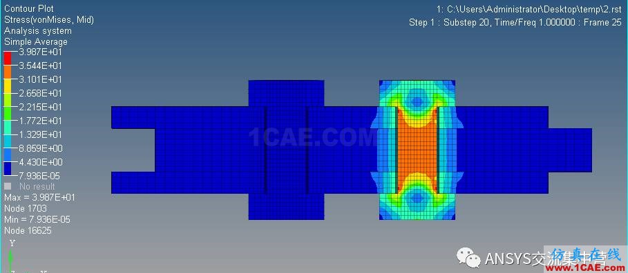 Ansys螺栓預(yù)緊力(Hypermesh前處理）ansys結(jié)構(gòu)分析圖片6