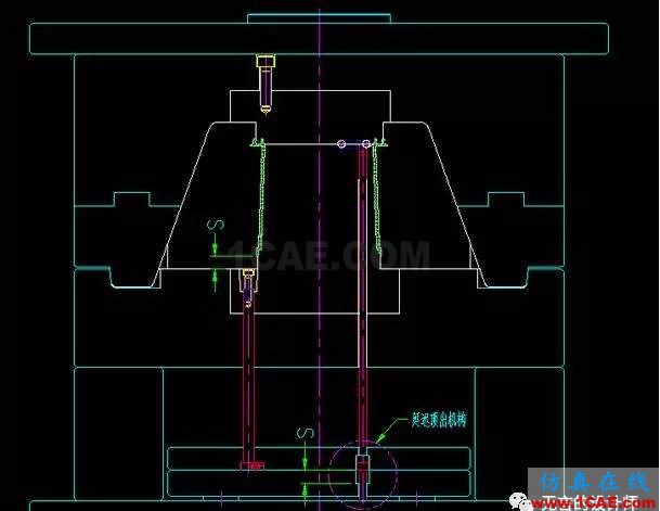 ug模具設(shè)計(jì)之其它頂出方式-前模頂出，油缸頂出-延遲頂出！ug模具設(shè)計(jì)技術(shù)圖片3