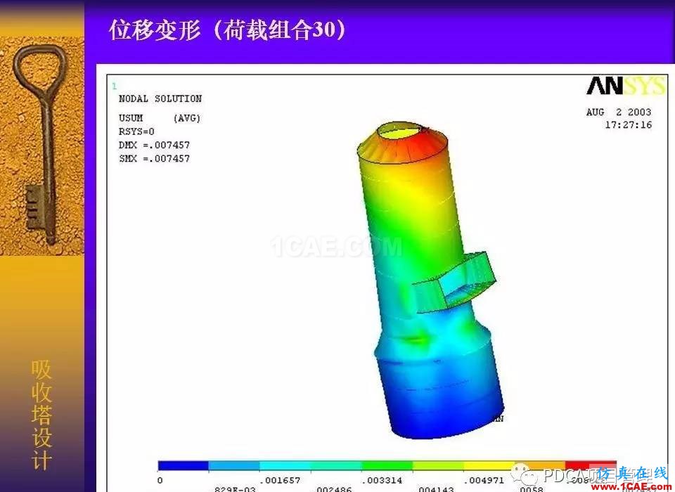 吸收塔易拉罐Ansys有限元分析案例圖解ansys培訓(xùn)的效果圖片59