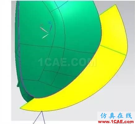 ug模具設計之用掃掠構建無利角分型面的方法ug設計教程圖片6