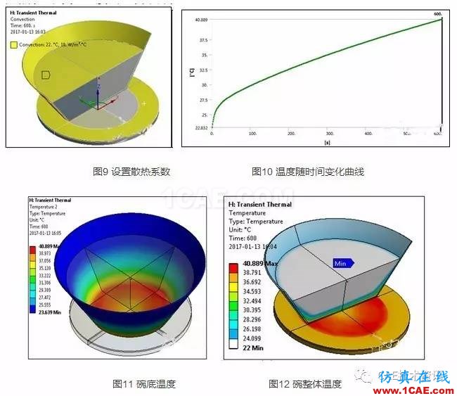 電磁爐加熱水分析—電磁 熱 結(jié)構(gòu)耦合分析Maxwell分析案例圖片6