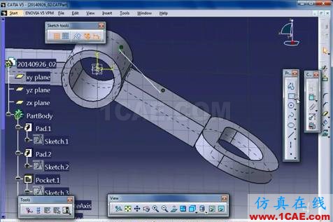 CATIA視頻教學(xué)，如把二維變成三維，新手必看Catia分析圖片2