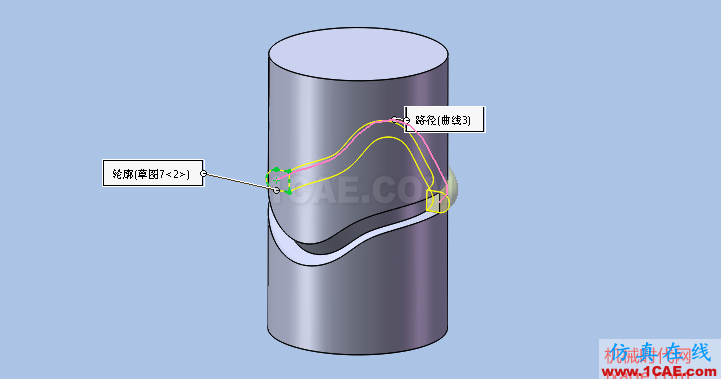 solidworks如何使用投影曲線？solidworks simulation技術(shù)圖片18