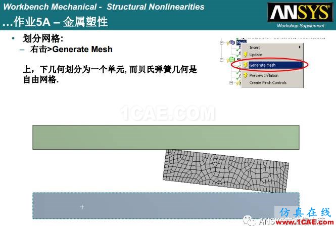 ANSYS材料非線性案例ansys培訓(xùn)課程圖片8