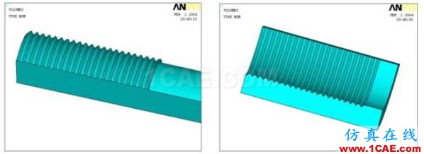 專業(yè)連載文章 | ANSYS中索單元的二次開(kāi)發(fā) Part5-鋼棒螺紋接頭的接觸有限元應(yīng)用探討ansys分析圖片26