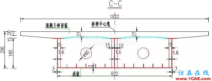 知識(shí)庫 丨 鋼-混凝土組合橋梁分析實(shí)例Midas Civil仿真分析圖片4