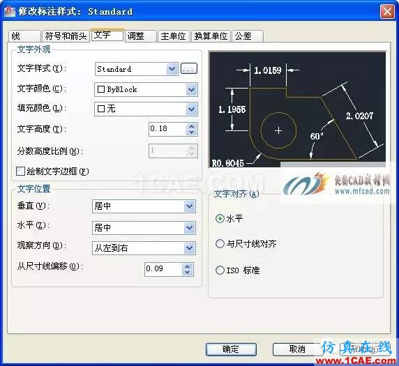 autocad標(biāo)注樣式的設(shè)置AutoCAD應(yīng)用技術(shù)圖片3