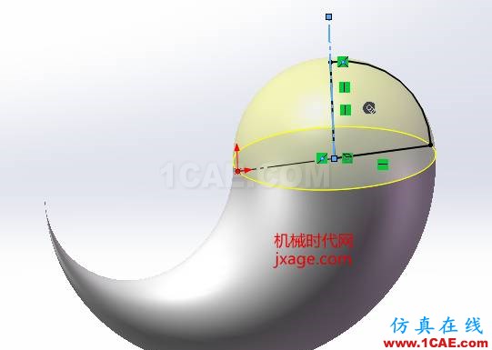 SolidWorks如何通過掃描創(chuàng)建太極圖？solidworks simulation培訓(xùn)教程圖片12