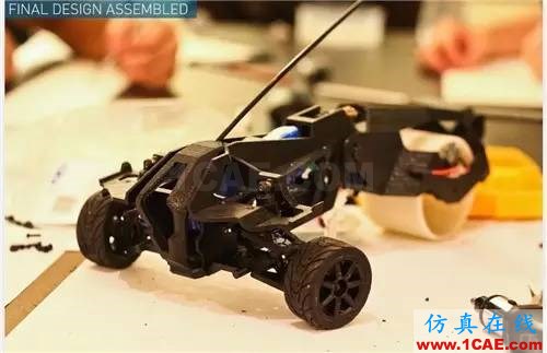 【視窗視頻】SOLIDWORKS設(shè)計，3D打印遙控越野車曝光-造型奇特創(chuàng)意前衛(wèi)solidworks仿真分析圖片5