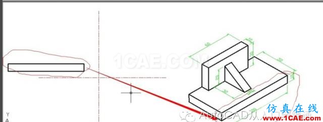 AutoCAD 繪制三視圖的基本步驟AutoCAD分析圖片6