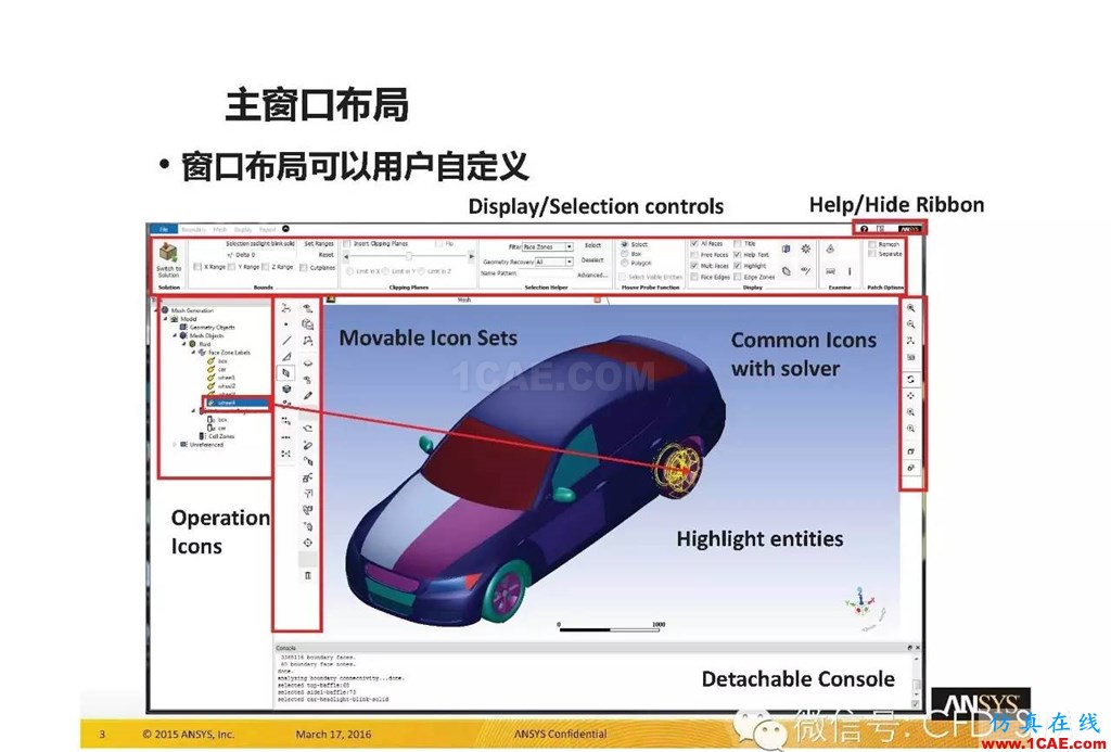 ANSYS17.0新技術資料分享：Fluent Meshing R17.0 革命性網格生成界面及流程fluent圖片3