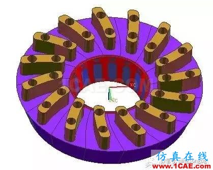 齒輪帶著十五個行位彎抽芯，這圖高清版ug設計圖片6