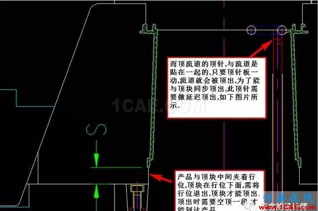 ug模具設(shè)計(jì)之其它頂出方式-前模頂出，油缸頂出-延遲頂出！ug模具設(shè)計(jì)技術(shù)圖片4