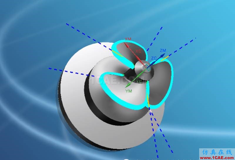 優(yōu)勝UG10.0葉輪五軸加工案例ug設(shè)計技術(shù)圖片5