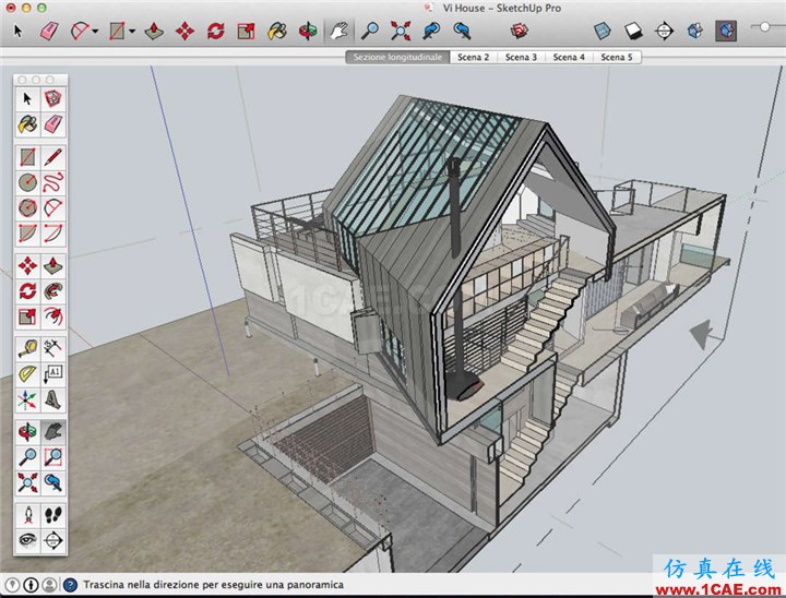 效果圖的藝術(shù)：用SketchUp, AutoCAD 和 Photoshop創(chuàng)造絕佳的水彩效果AutoCAD學(xué)習(xí)資料圖片3