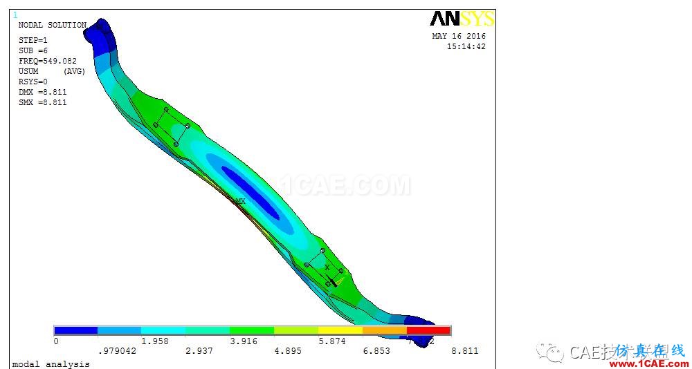 【技術(shù)篇】基于ANSYS的汽車前軸強(qiáng)度分析和模態(tài)分析ansys培訓(xùn)的效果圖片23