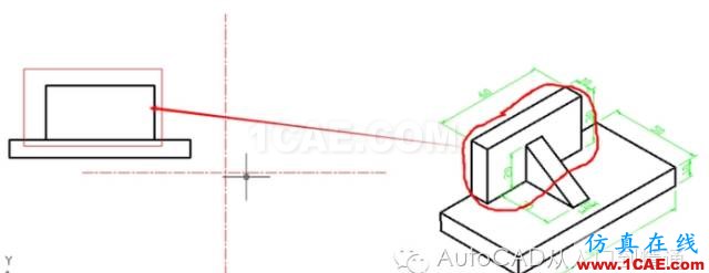 AutoCAD 繪制三視圖AutoCAD分析案例圖片5