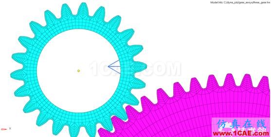 Ls Dyna聯(lián)合hypermesh齒輪嚙合分析ls-dyna應(yīng)用技術(shù)圖片4