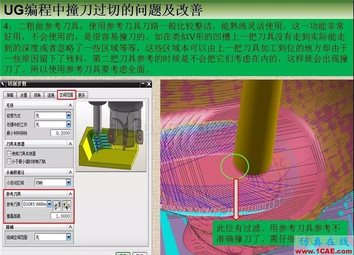 UG編程中撞刀過(guò)切的問(wèn)題及改善ug設(shè)計(jì)案例圖片5