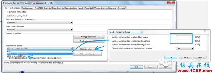Moldflow中間結(jié)果輸出控制moldflow結(jié)果圖片4