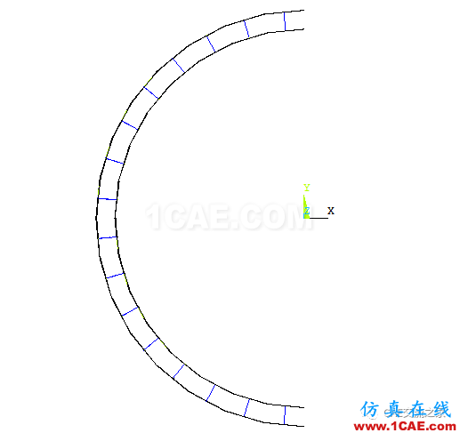 地基沉降下管道的有限元應(yīng)力分析ansys workbanch圖片5