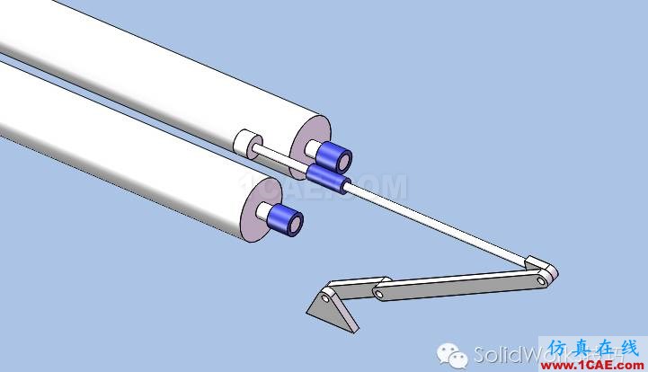 SolidWorks洗瓶機(jī)構(gòu)運動仿真solidworks simulation學(xué)習(xí)資料圖片8