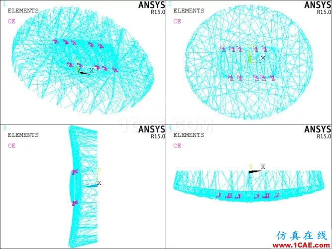 鳥巢ANSYS模型欣賞ansys培訓(xùn)的效果圖片5