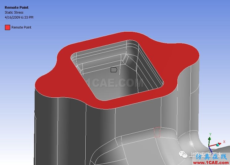 技術(shù)分享 | APDL在ANSYS WORKBENCH MECHANICAL中的應用概述 —Remote Points中插入命令ansys workbanch圖片2