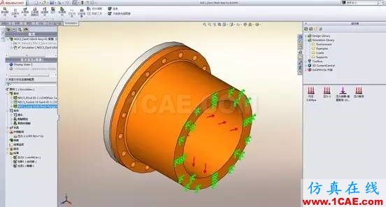 SolidWorks PDM與設(shè)計軟件的集成solidworks simulation分析案例圖片11