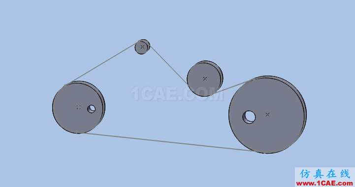 solidworks如何使用布局草圖創(chuàng)建皮帶仿真？solidworks simulation應(yīng)用技術(shù)圖片10